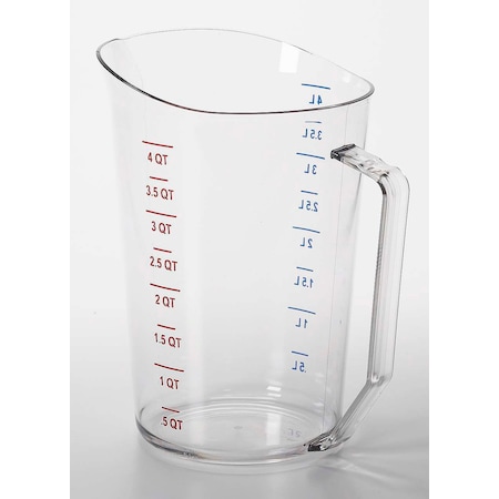 Cambro Cambro Plastic 4 qt. Clear Measuring Cup 400MCCW135